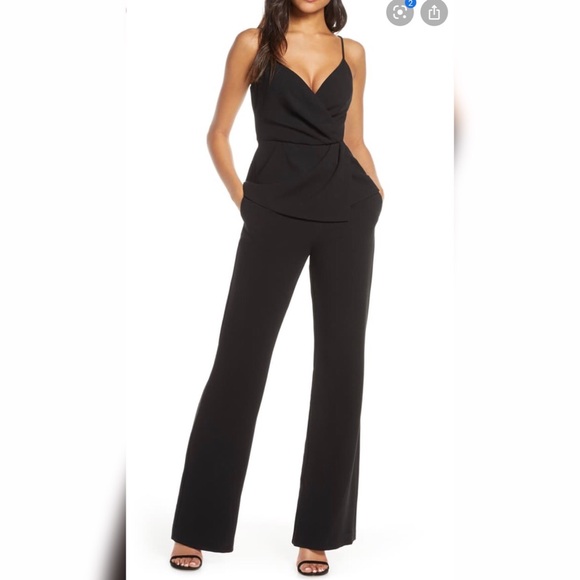 black halo jada jumpsuit